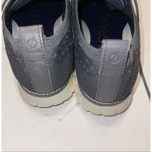 Cole Haan 2.Zerogrand Men Size 8 M Gray Stitchlite Wingtip Oxford Shoe C27565 - Picture 6 of 6